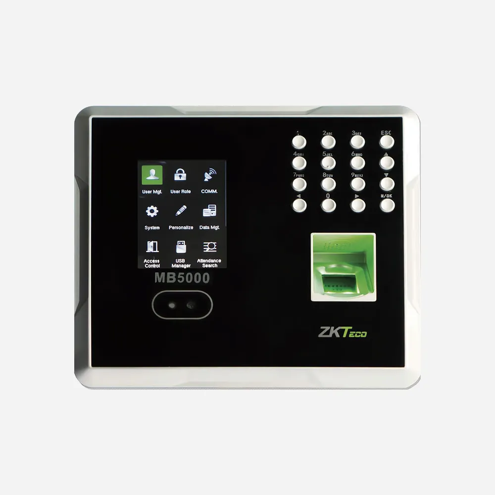 أجهزة الحضور والانصراف – ZKTeco MB5000 Biometric Terminal Fingerprint & Face Recognition Time Attendance & Access Control WiFi USB LAN