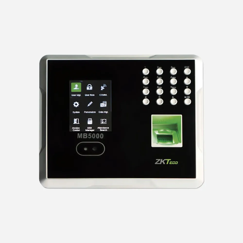 أجهزة الحضور والانصراف – ZKTeco MB5000 Biometric Terminal Fingerprint & Face Recognition for Time Attendance & Access Control WiFi 4G USB LAN