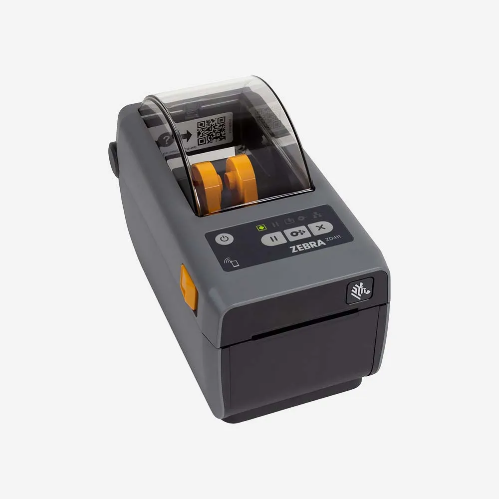 طابعات الباركود والملصقات – Zebra ZD411D 2 inch Direct Thermal Label Printer USB