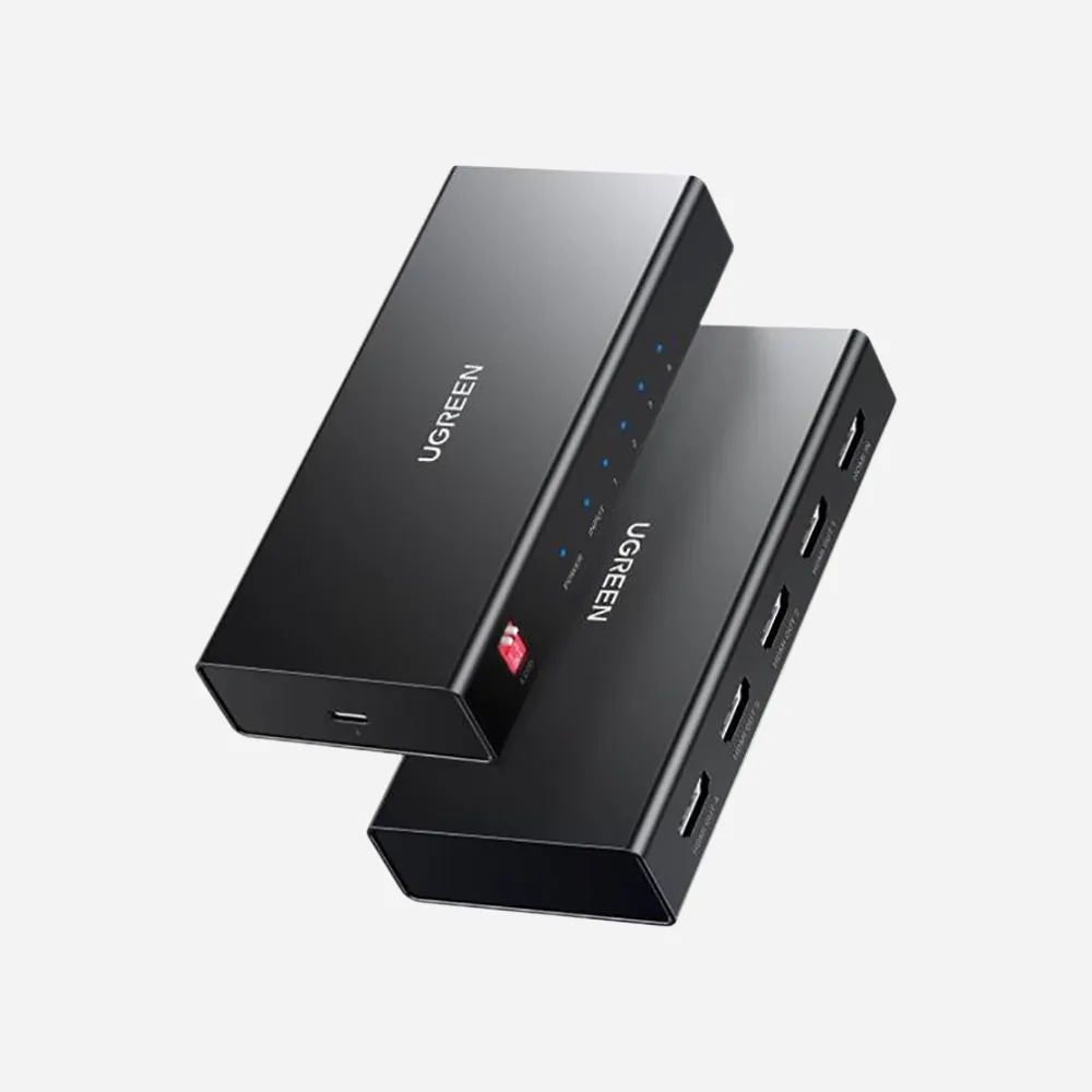[90514] موزعات USB ومحطات التوصيل – UGREEN 90514 HDMI Splitter 1in 4Out