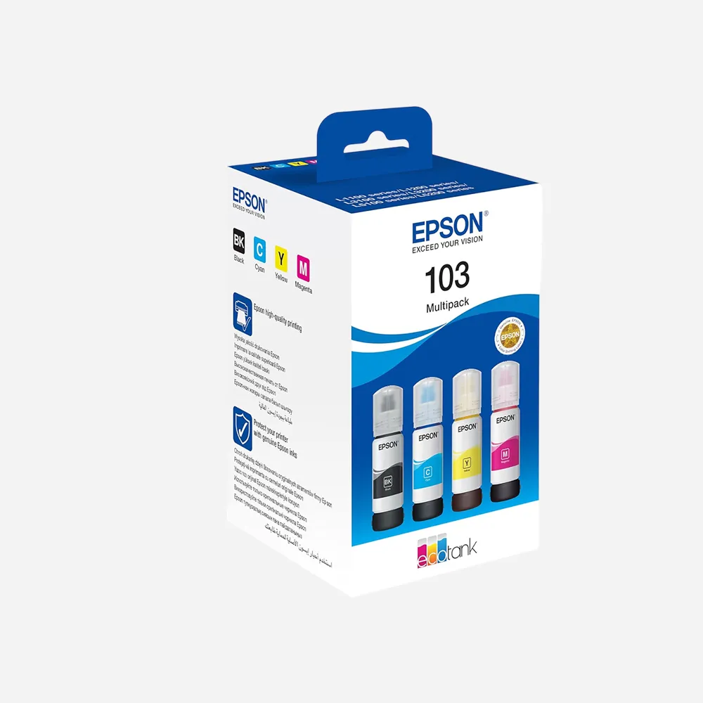 [C13T00S64A] Epson 103 ECOTANK 4 Color Ink Multipack