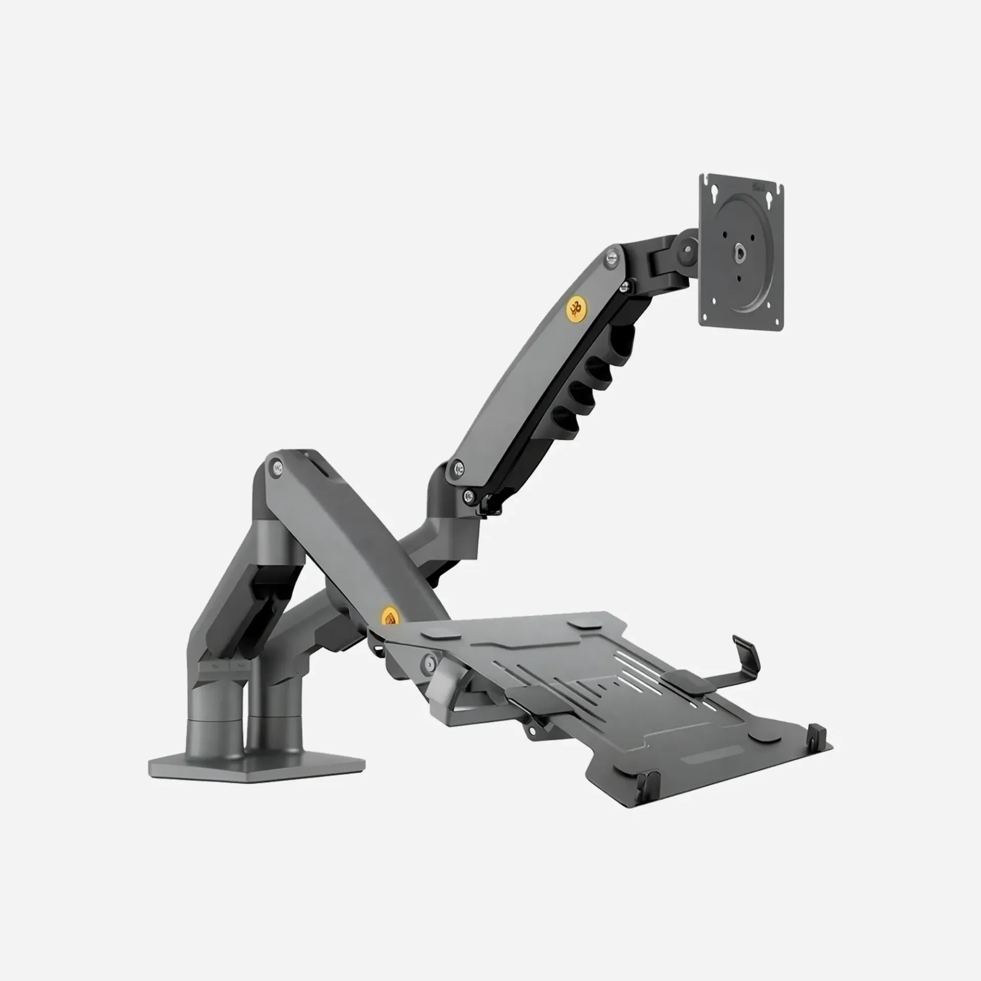 [1001671071] حوامل اللابتوب والشاشات – NORTH BAYOU F160-FP Dual LCD Monitor Laptop Desk Stand