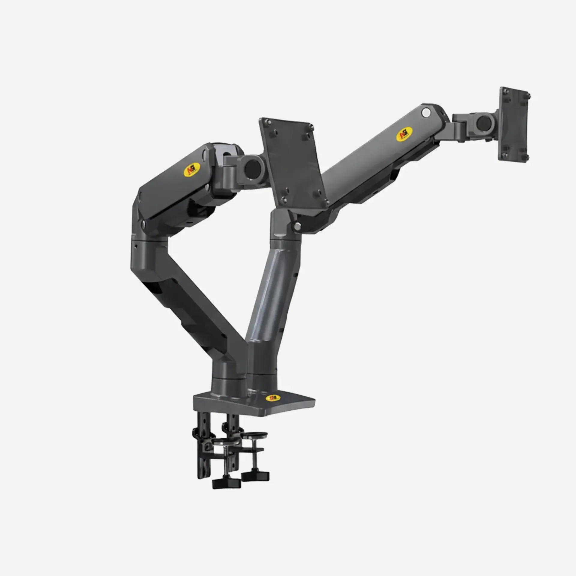 [1001671022] حوامل اللابتوب والشاشات – North Bayou G35 Dual LCD Monitor Desk Stand