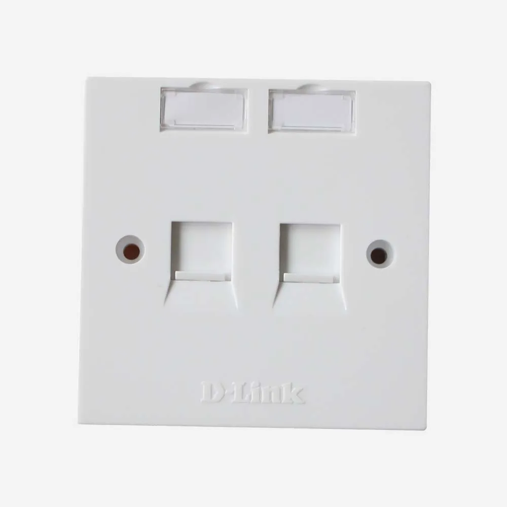 [240664ME12] D-Link NFP-0WHI31 Single Port US Type Face Plate with Shutter