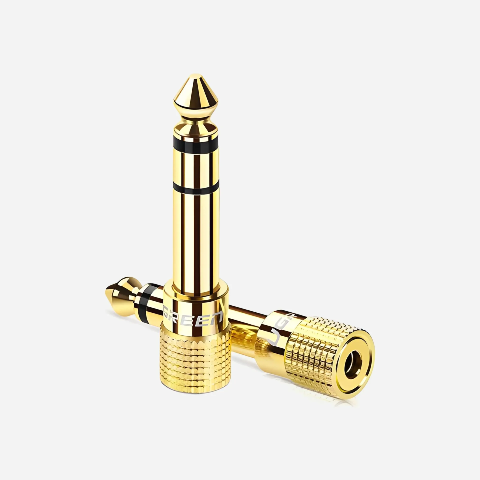 [20503] المحولات – UGREEN 20503 6.3mm Male to 3.5mm Mini Female Gold Plated Jack Adapter