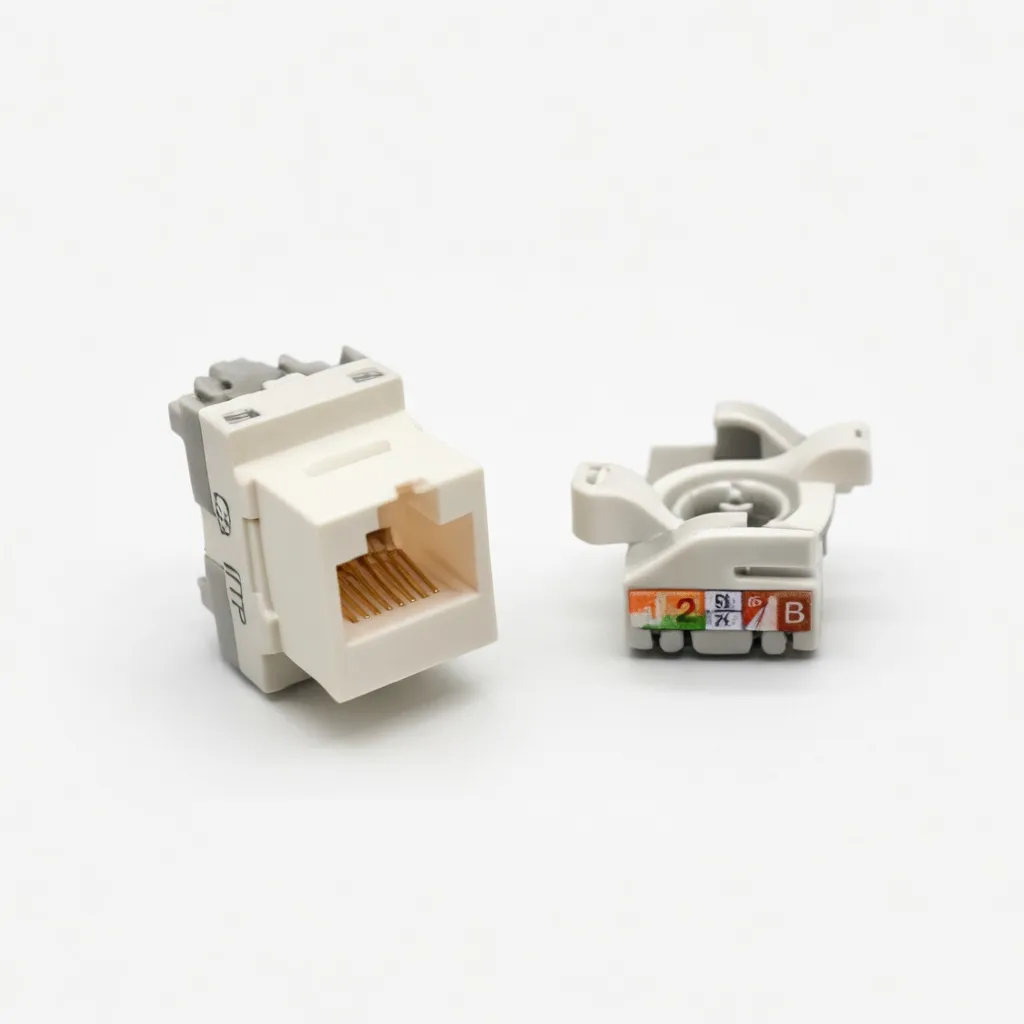 [PL-KJ6-RTL-W] Prolink 1G Rotating Tooless Connection Module Cat6 UTP - White