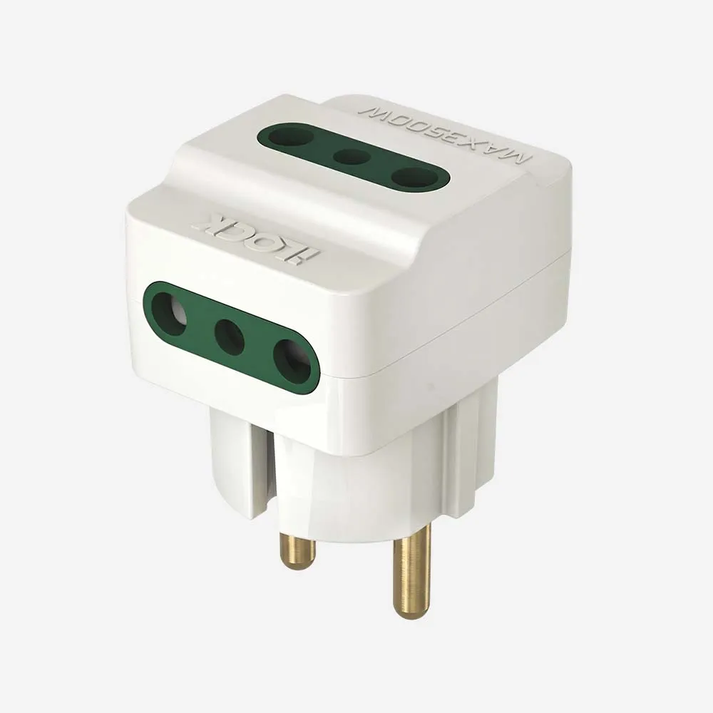 [5005-White] iLOCK 3 Outlet Wall Joint 3500W White