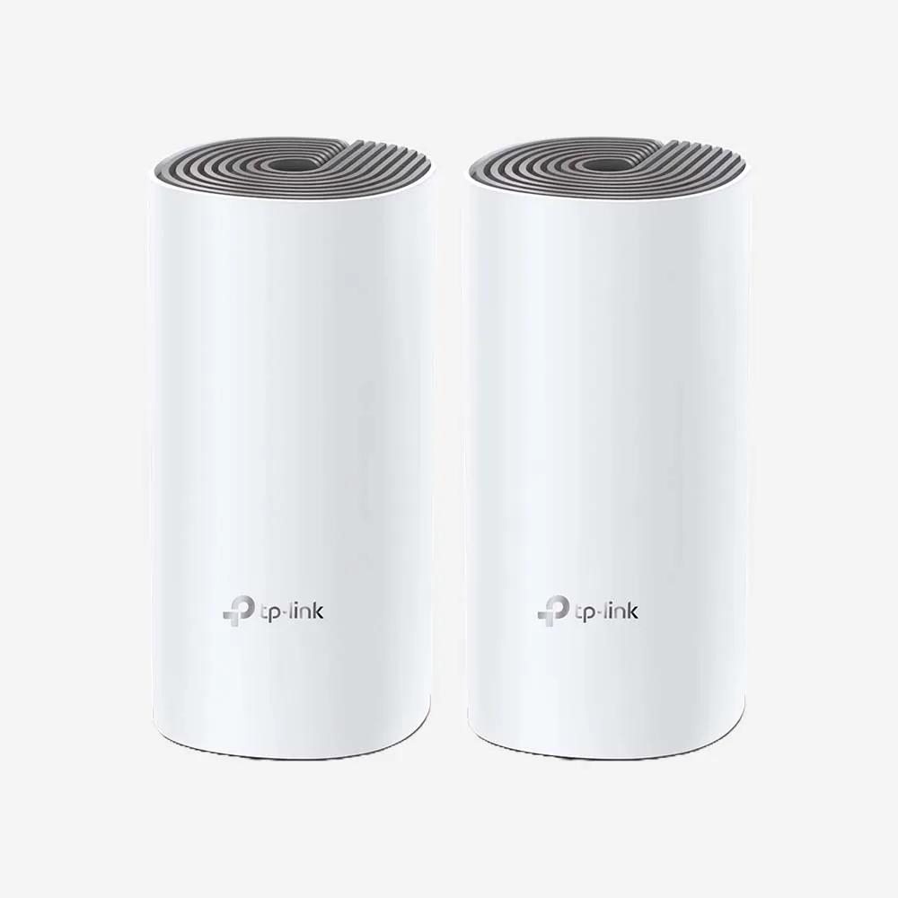 [GBH-IT-15429] نقاط الوصول اللاسلكية – TP-Link Deco E4 AC1200 Whole Home Mesh Wi-Fi System (2-Pack)