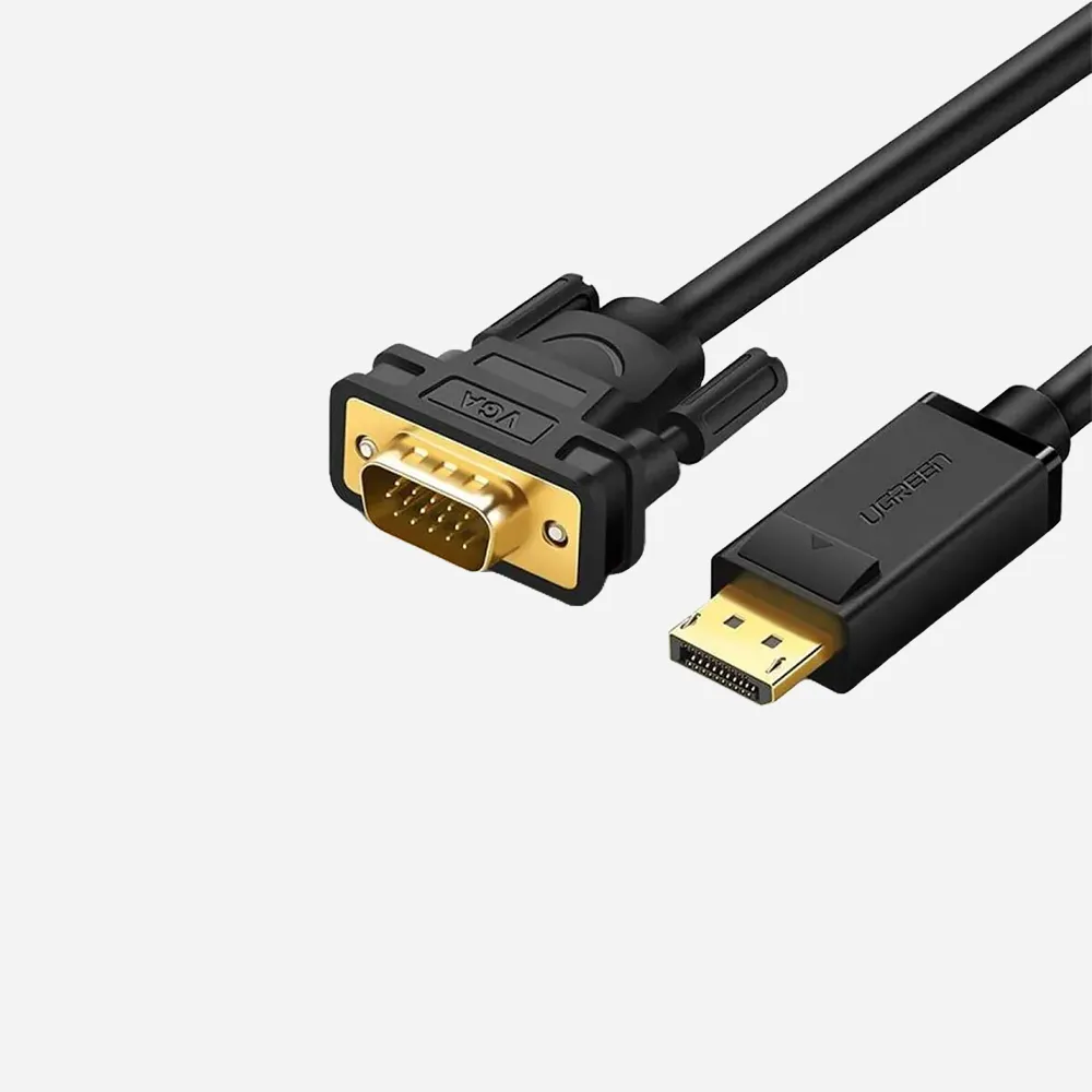 UGREEN 10247 Display Port to VGA Cable 1.5m Black