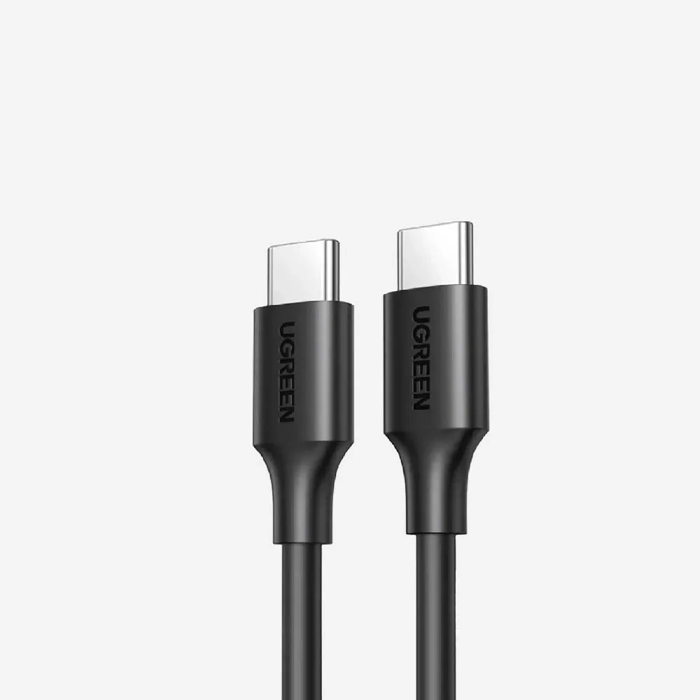 [60788] كابلات USB – UGREEN 60788 US286 USB-C to USB-C 2.0 Cable 60W 3A 3m Black