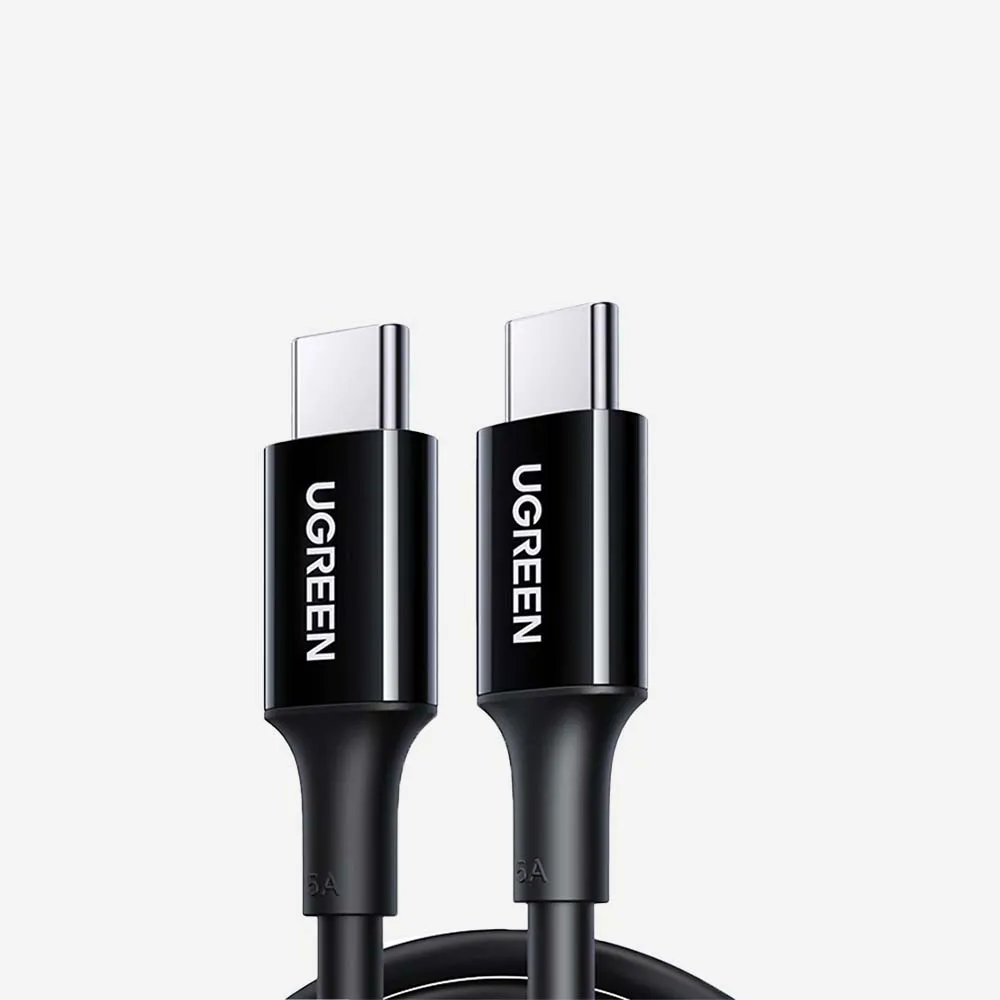 كابلات USB – UGREEN 80371 US300 USB-C to USB-C 100W Data Cable 1m Black