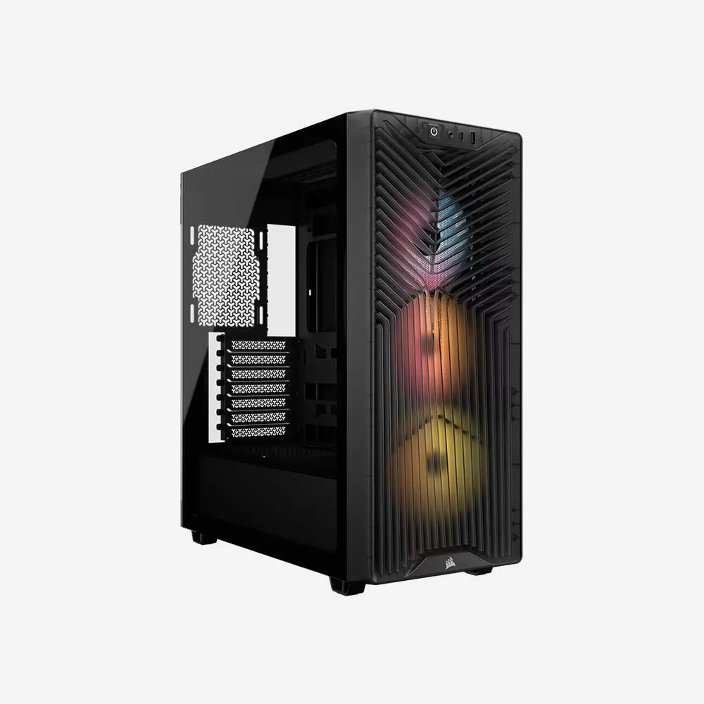 الكيسات ووحدات الباور – CORSAIR 3200D RS ARGB Mid-Tower PC Case - Smoke