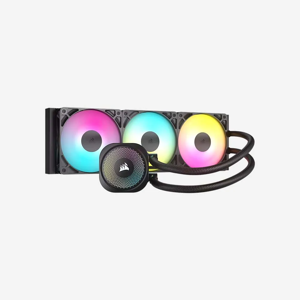 [CW-9060093-WW] التبريد – CORSAIR NAUTILUS 360 RS ARGB Liquid CPU Cooler (Black)