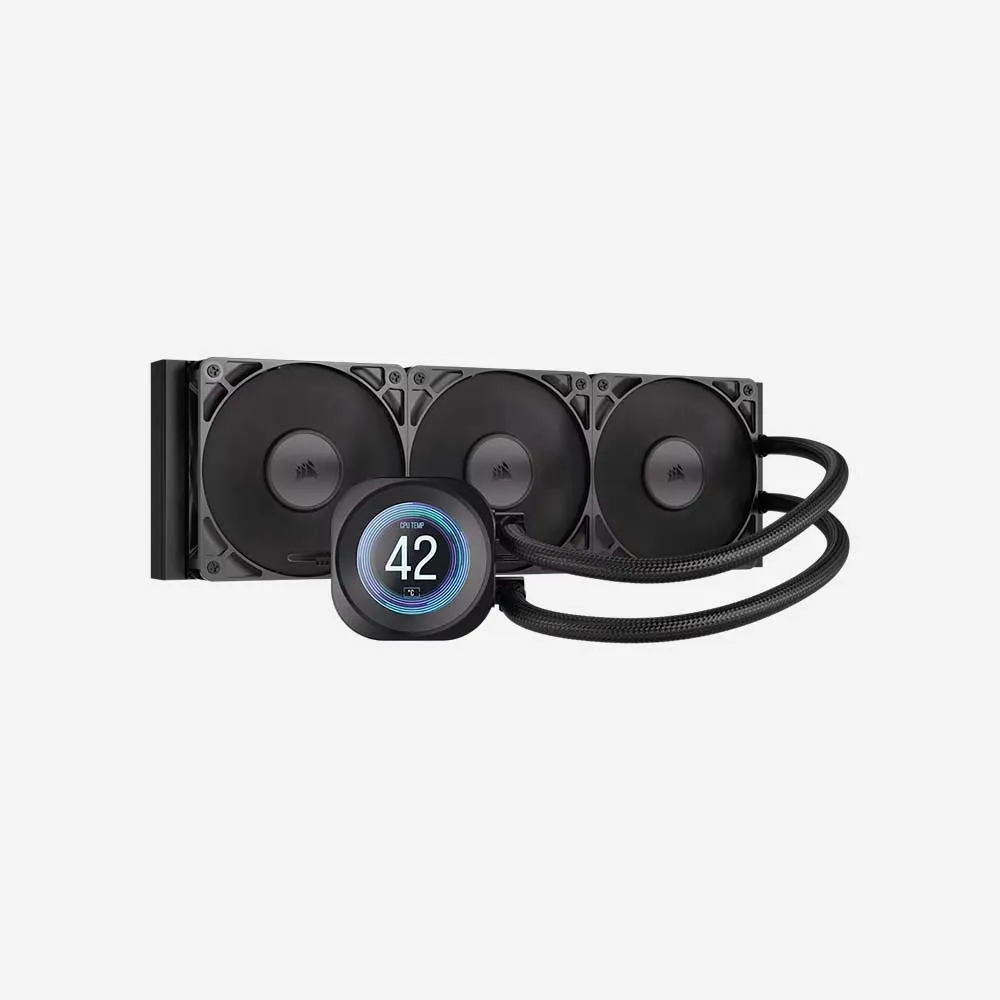 [CW-9061033-WW] التبريد – CORSAIR NAUTILUS 360 RS LCD Liquid CPU Cooler (Black)