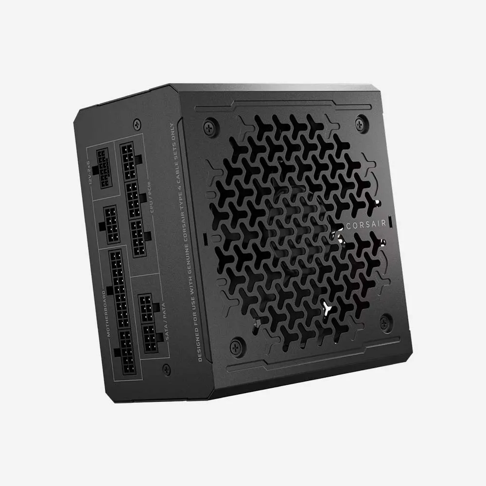 الكيسات ووحدات الباور – CORSAIR RM1000e Power Supply 1000W Cybenetics Gold Fully Modular ATX 3.1 Black