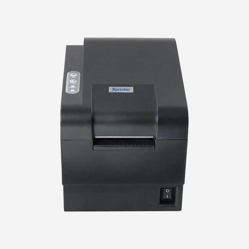 [24010500014] طابعات الباركود والملصقات – Xprinter XP-235B 2 inch Thermal Barcode Label Printer USB