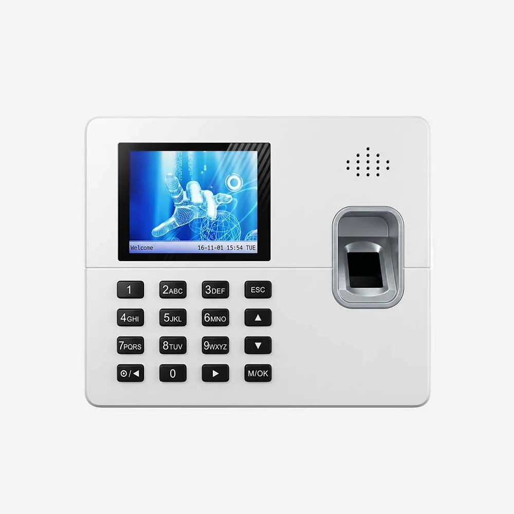 [K60 Pro] أجهزة الحضور والانصراف – ZKTeco K60 Pro Biometric Time & Attendance Terminal Fingerprint & Access Control Card PIN USB LAN WiFi