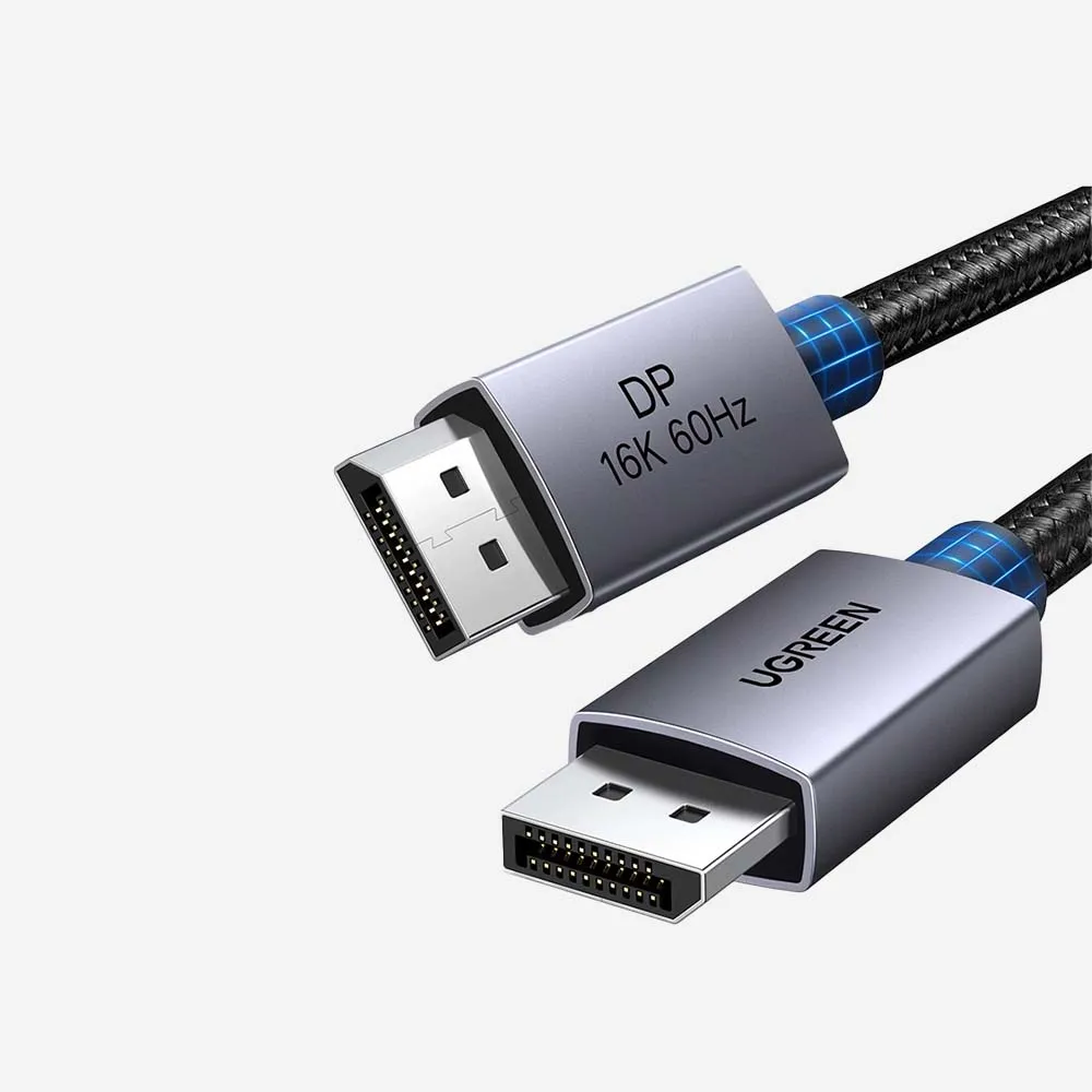 [55567] UGREEN 55567 DisplayPort 16K Cable Male to Male Aluminum Alloy Shell 1m