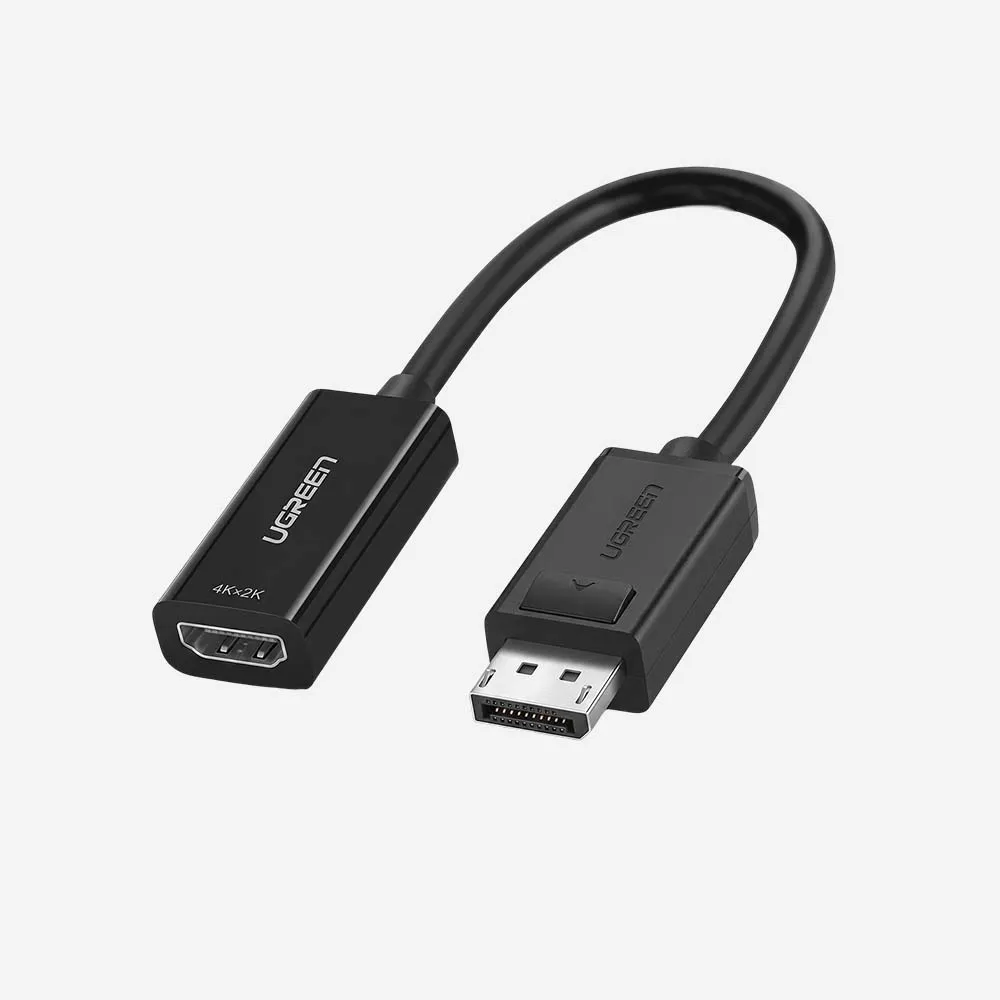 [70694] المحولات – UGREEN 70694 DP Male to HDMI Female 4K*2K 60HZ 25cm