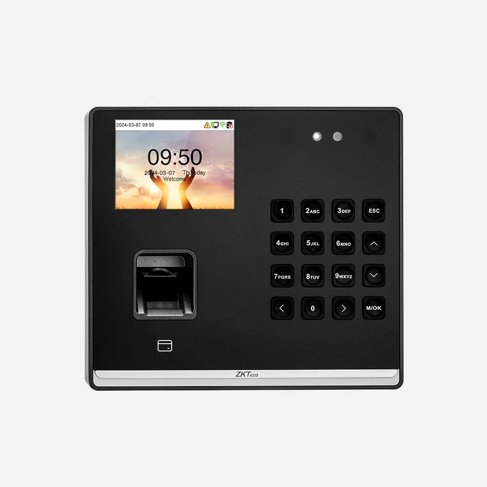 [ZKTeco M2F PRO-LR] أجهزة الحضور والانصراف – ZKTeco M2F PRO-LR Time Attendance Finger Face ID CARD Built-in Battery