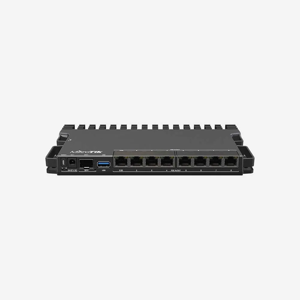 [RB5009UG+S+IN] Mikrotik RB5009UG+S+IN Router Board (CPU 1.4 GHz -Ram 1 GHz ) 7 Port GE + 1 Port 2.5 GE + 1 Port SFP+ 10GE