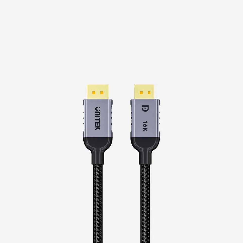 [C1626GY01-1.5M] UNITEK C1626GY01-1.5M Gaming 8K@120Hz DisplayPort 2.1 Cable
