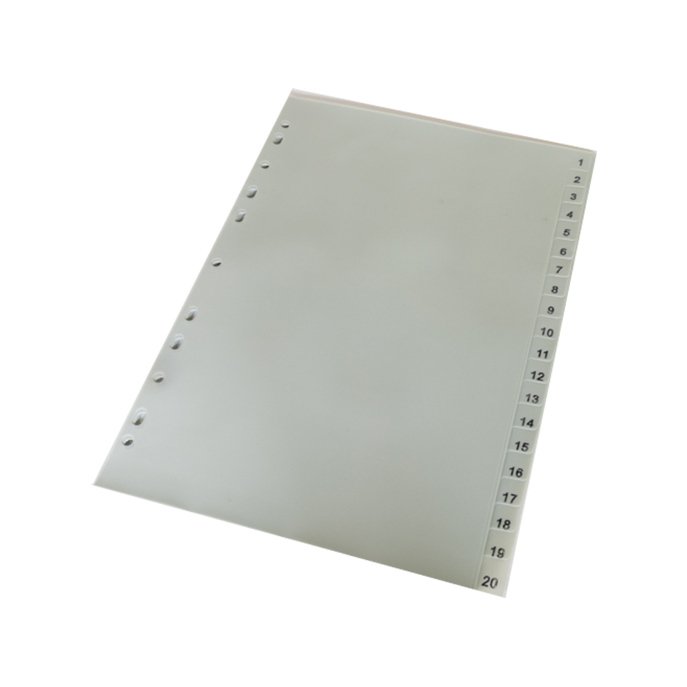 [6901000025020] A4 Gray divider - 20 PCS