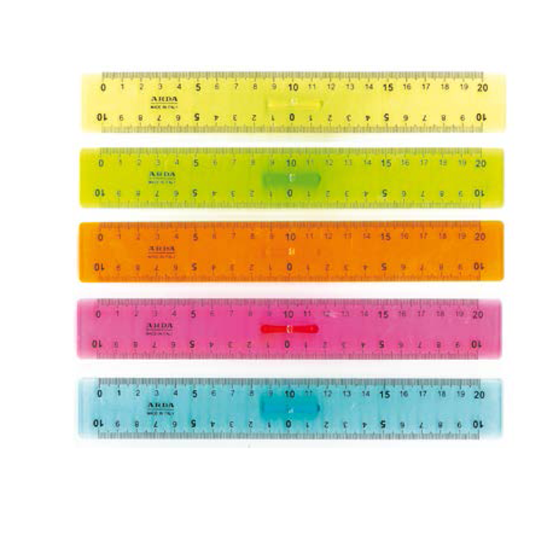 [8003438016546] Arda Doppio ruler 20 cm