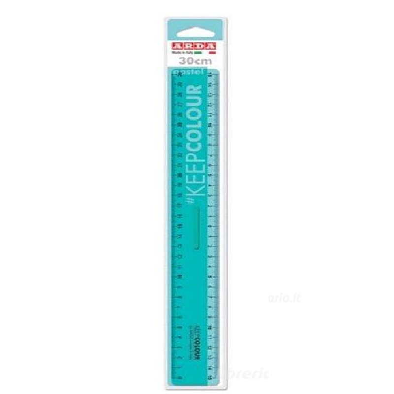 [8003438022615] Arda Keepcolor finger grip Ruler 30 cm