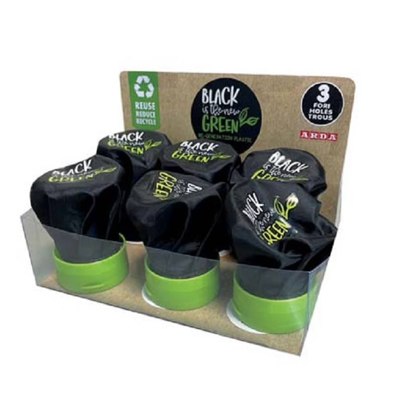 [8003438029485] Arda PENCIL SHARPENER TENKS BLACK is the new GREEN 3 HOLES