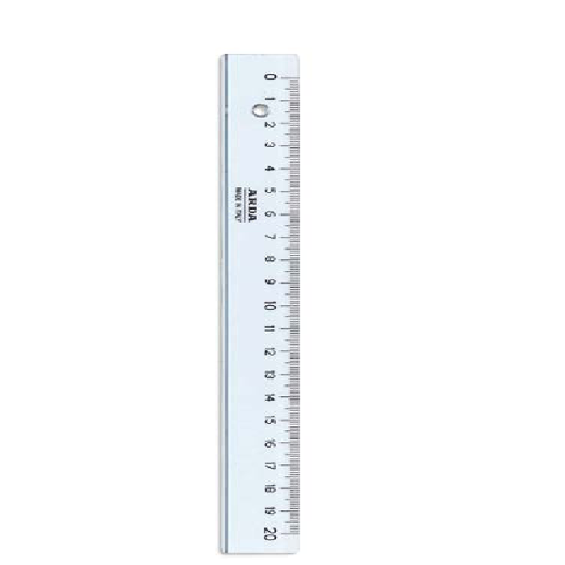 [8003438002426] مسطرة – Arda Pick it up Ruler 20 CM (شفاف)