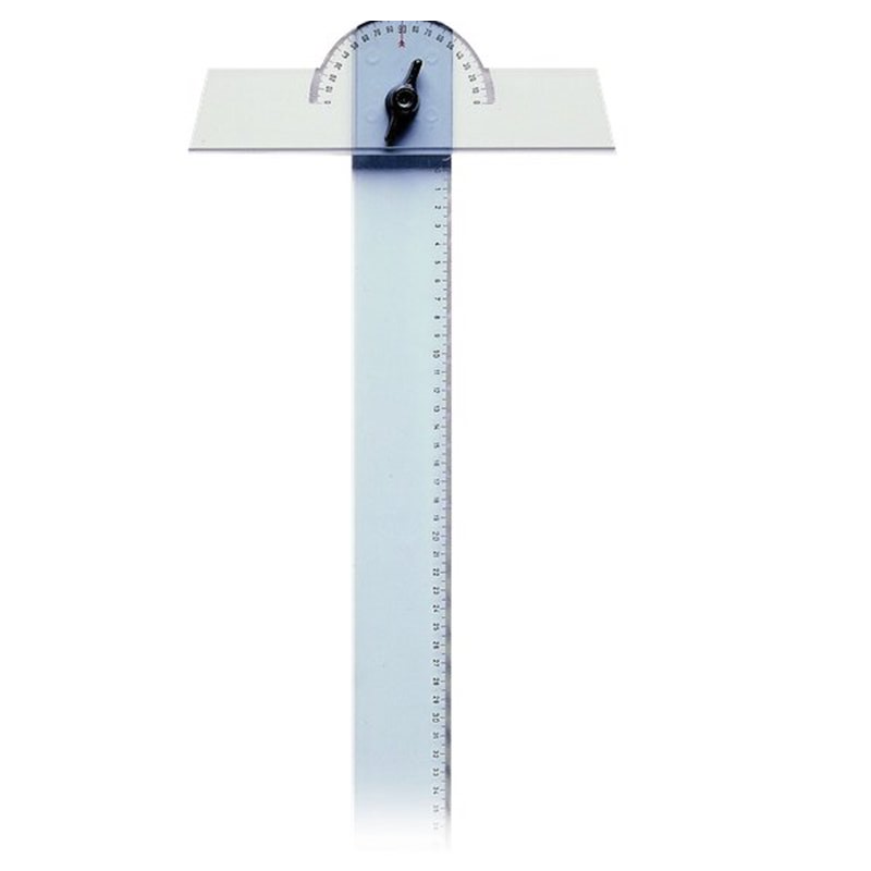 [8003438321602] ARDA T Shape Ruler with Movable Head 60 cm