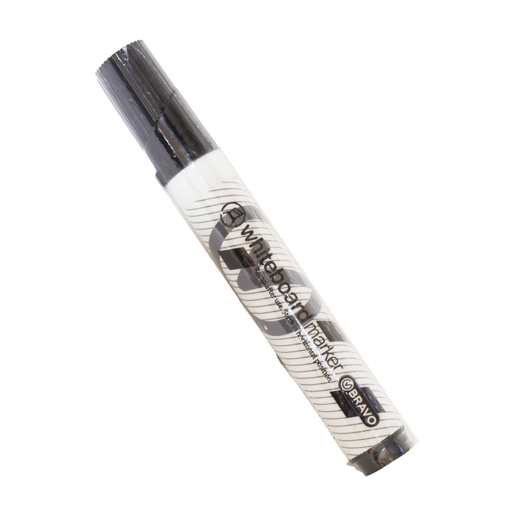 [6221190007462] قلم سبورة – Bravo Whiteboard Marker (أسود)