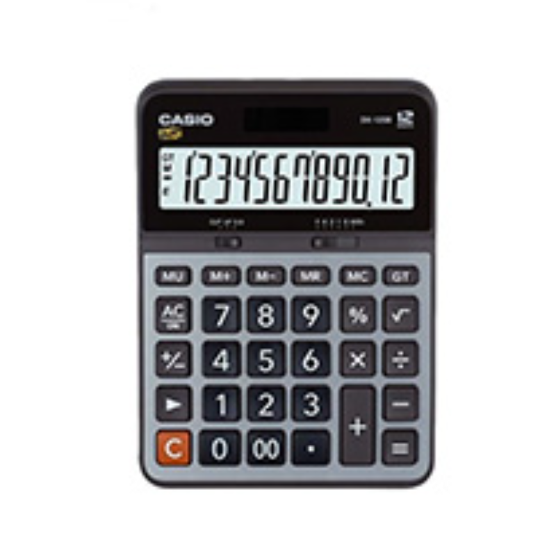 [4971850032267] آلة حاسبة – CASIO DX-120B CALCULATOR 12 HOUSE BIG (أسود)