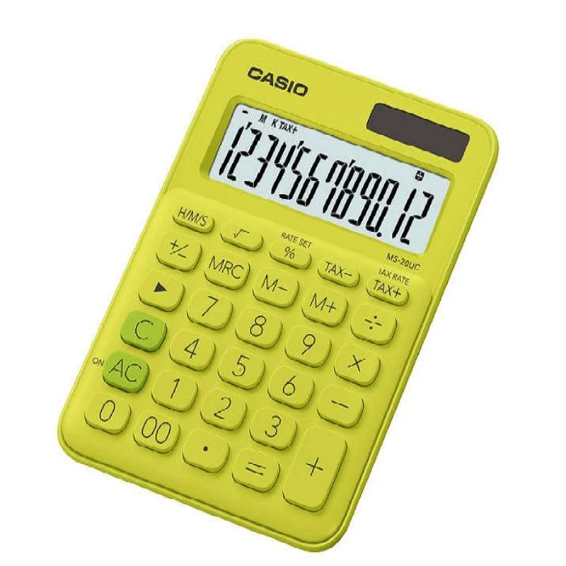 [4549526603655] Casio MS20UC-YG Handheld Calculator