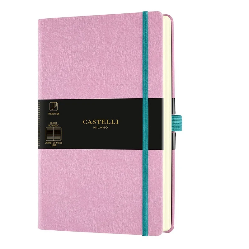 [8051166573091] دفتر – Castelli Milano AQUARELA Mallow Notebook Rigid cover