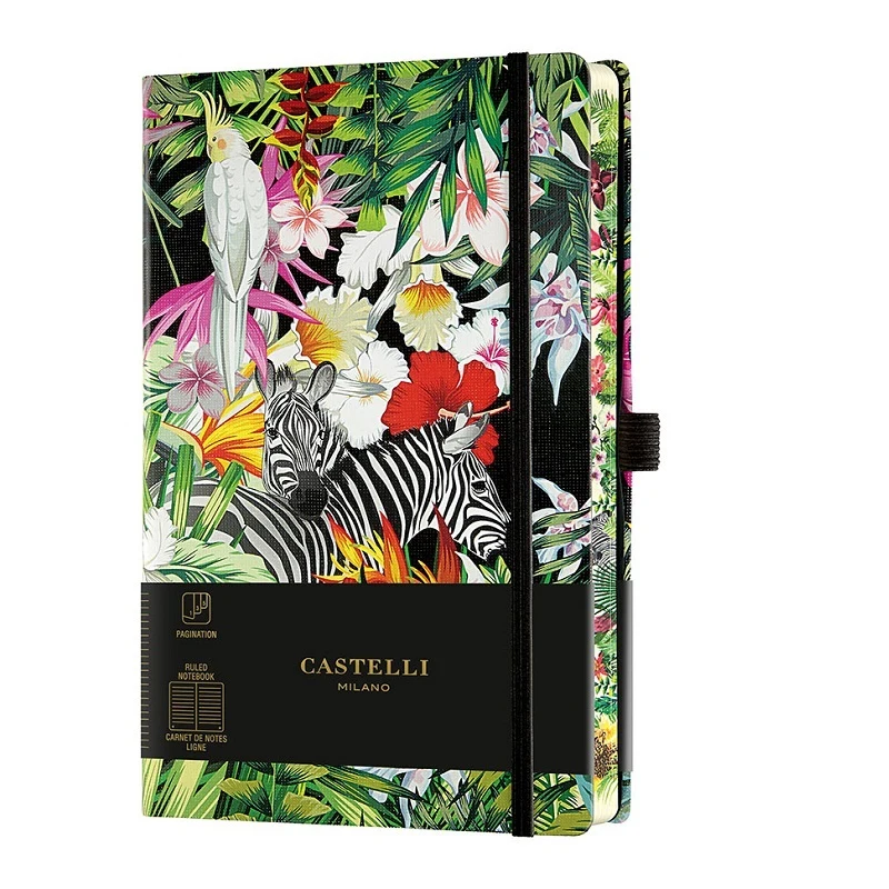 [8051166573381] Castelli Milano EDEN Zebras Notebook Rigid cover