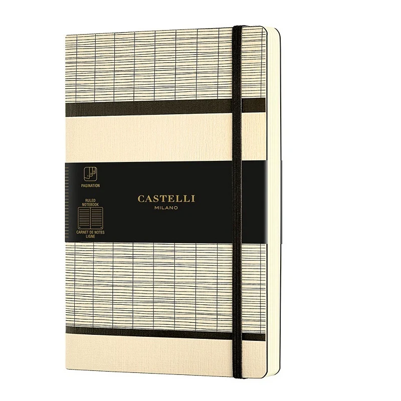 Castelli Milano TATAMI White Milk Notebook Flexible cover
