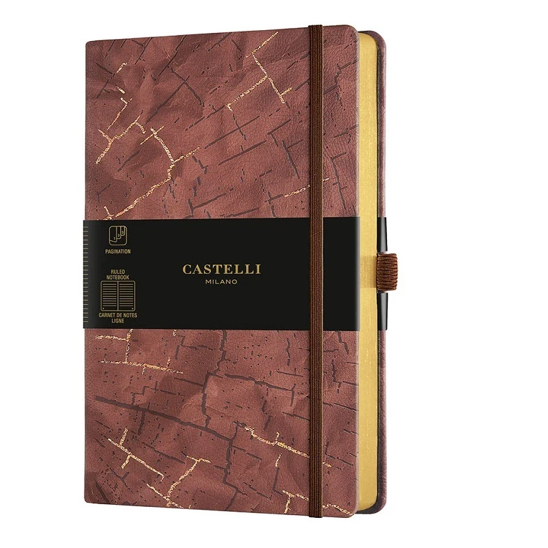 Castelli Milano WABI SABI Bark Notebook Rigid Cover