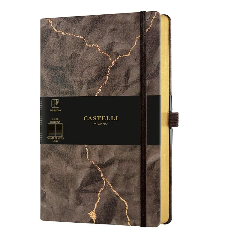 [8051166570090] دفتر – Castelli Milano WABI SABI Lightning Notebook Rigid Cover