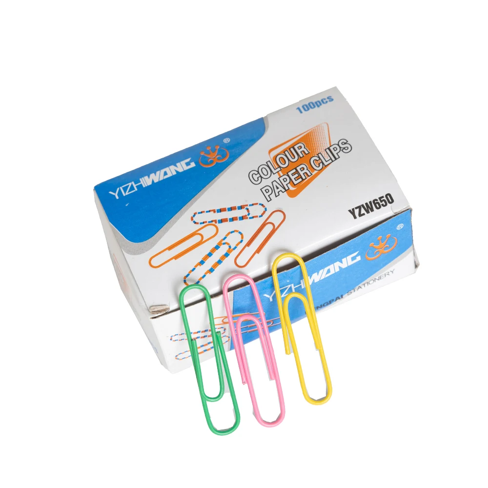 [6930616006506] Colored Paper Clips - 50 mm