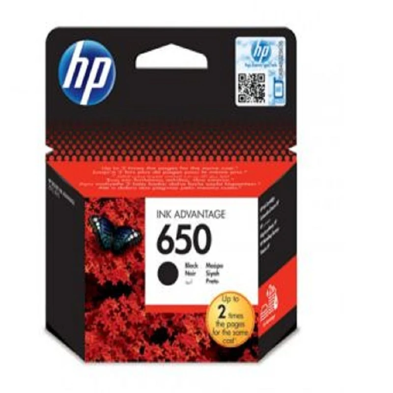 [889296882435] خرطوشة حبر – Cz101ak Hp 650 Black Ink Cartridge (أسود)