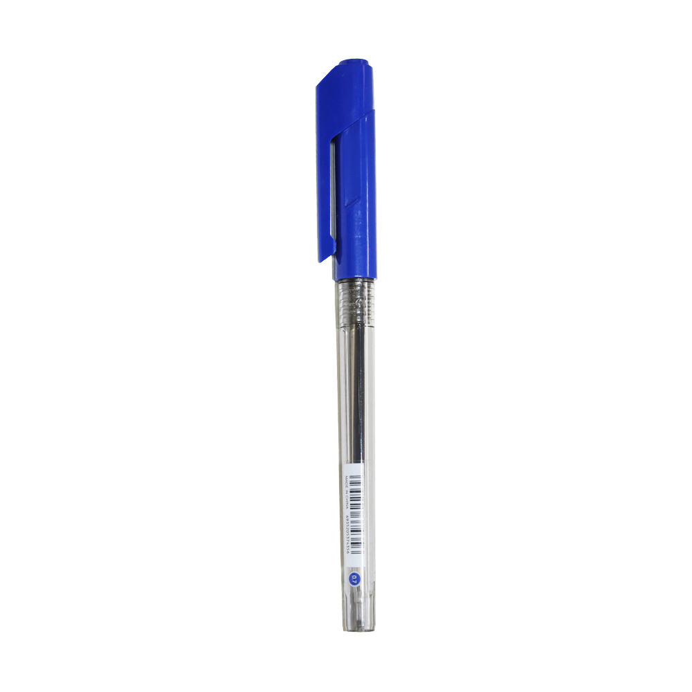 [6935205374356] قلم حبر جاف – Deli Ballpoint Pen - Blue (أزرق)