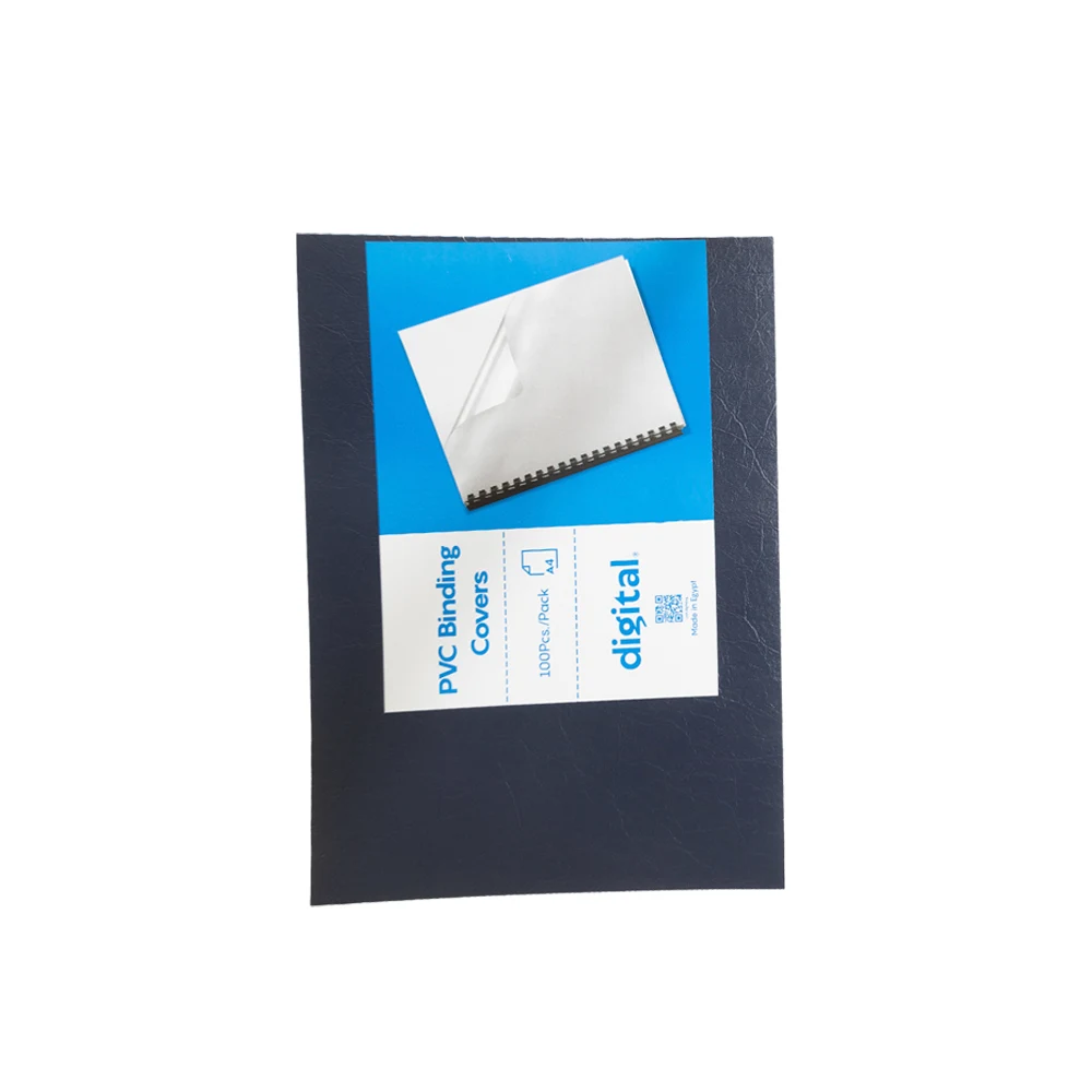 [6222010308004] منتج مكتبي – Digital A4 PVC Binding Covers, dark