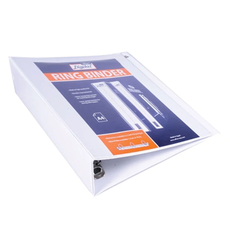[GBH-OS-3194] ملف حلقات / كليب بورد – Digital Ring Binder 4 cm 4 Rings (أبيض)