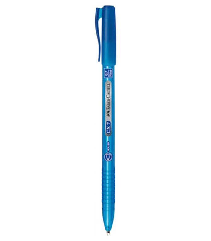 [9556089005456] Faber-Castell Dry and Smooth CX7 Ball pen - Blue