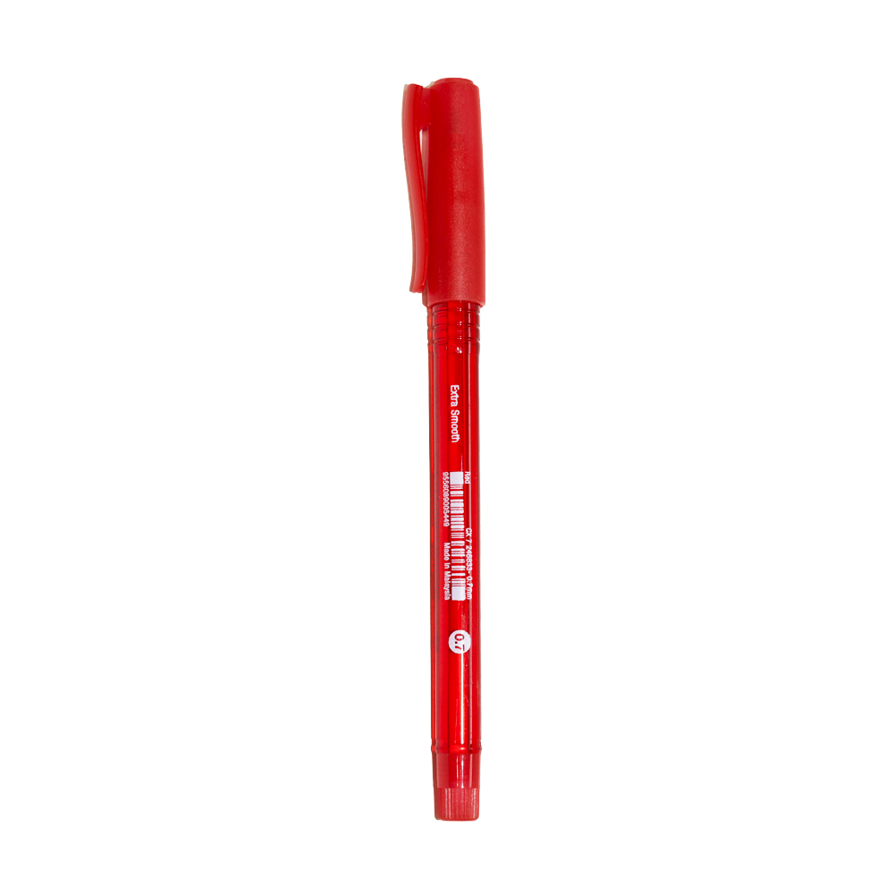 [9556089005449] قلم رولر – Faber-Castell-Roller Ball 0,7Mm Cx7 Red (أحمر)