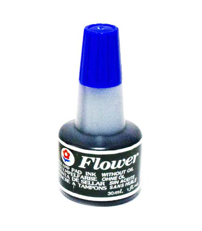 [6932163410058] حبر أختام – Flower Endorsing Ink - Blue (أزرق)
