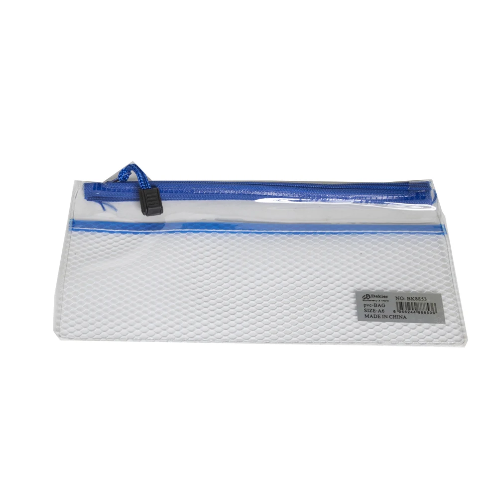 Folder with colorful zipper - Transparent - A6