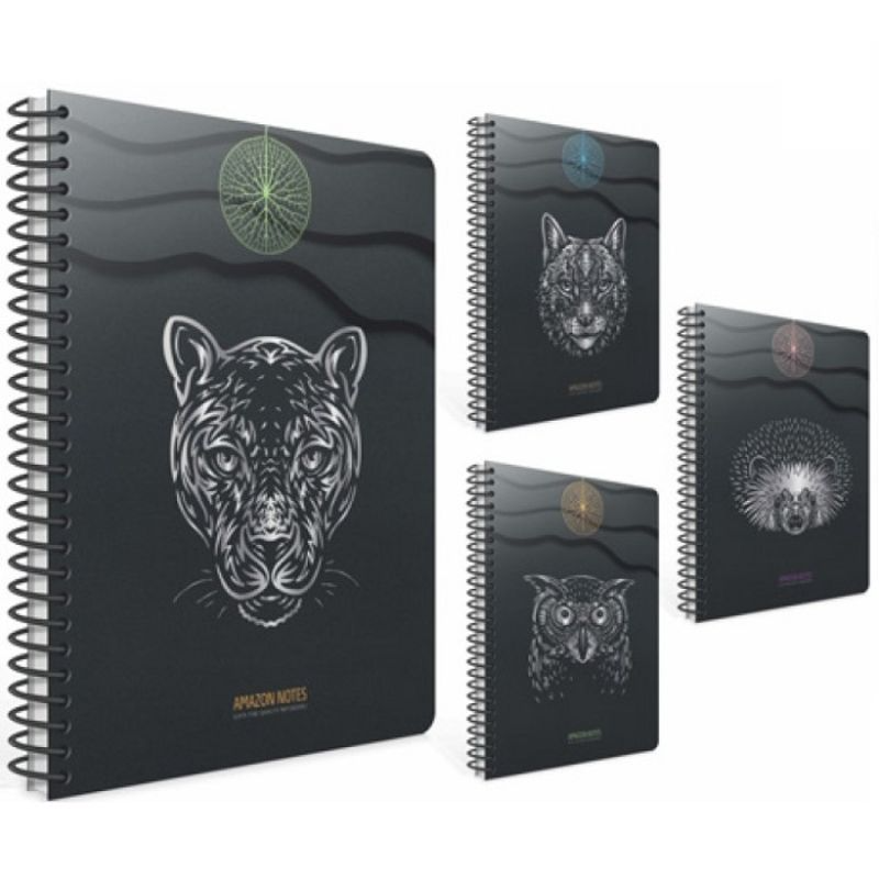 [8697236136553] دفتر – Gipta AMAZON SPIRAL - HARD COVER NOTEBOOK